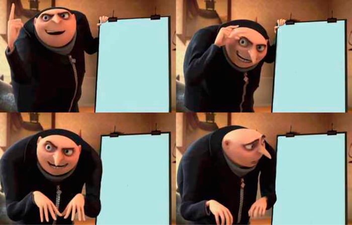 Gru's Plan meme about Boardroom Socks
